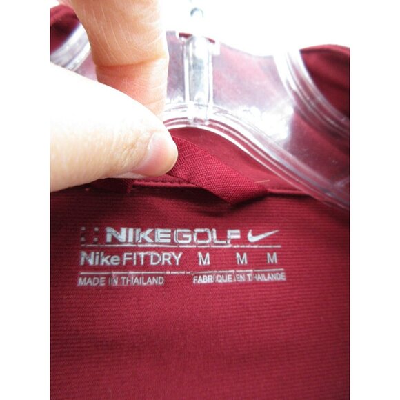 Nike Sweatshirt Medium Golf Fit Dry 1/4 Zip Pullover Swoosh Logo Active - Picture 9 of 11